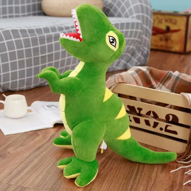 Rex the Tyrannosaurus Dino Cartoon Plush Pillow