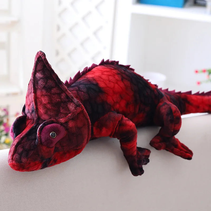 Cammy the Giant Simulation Chameleon Plush