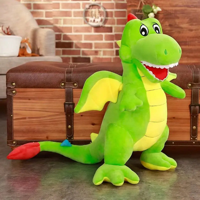 Rex the Tyrannosaurus Dino Cartoon Plush Pillow