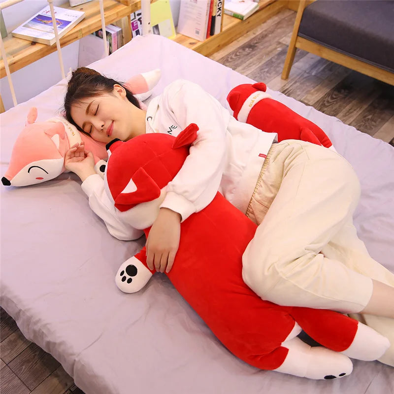 Rusty the Kawaii Stuffed Fox Plush Pillow