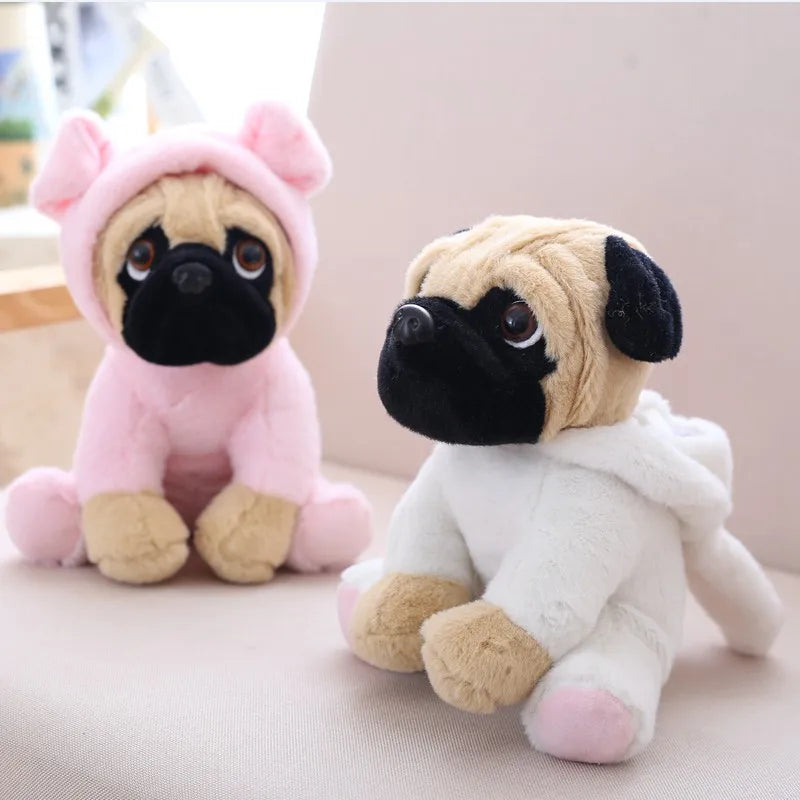 Wrinkles the Kawaii Shar Pei Pug Simulation Puppy Plushie