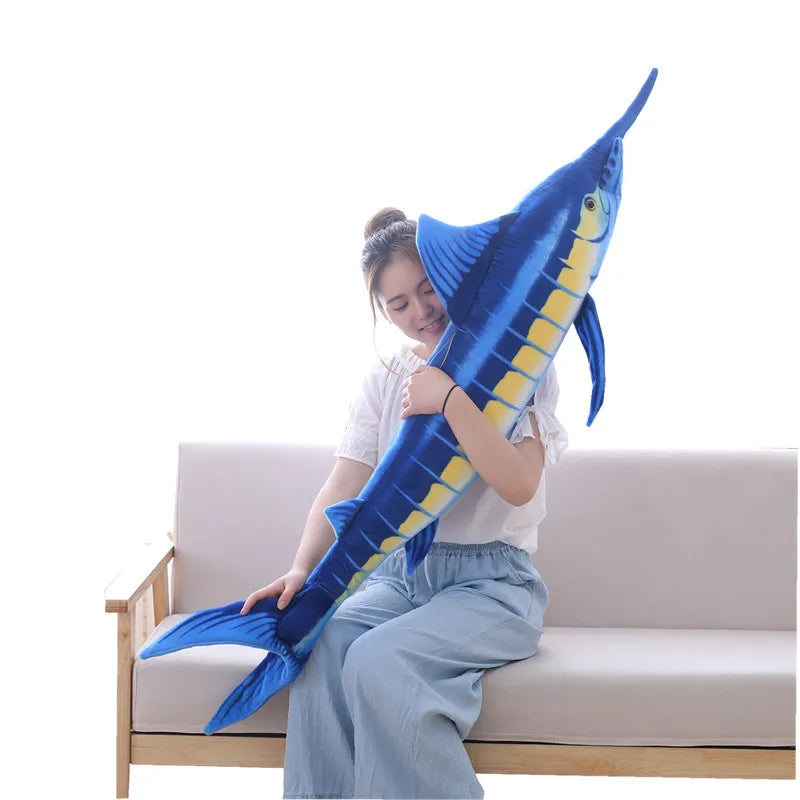Marlin the Giant Simulation Blue Marlin Fish Plush
