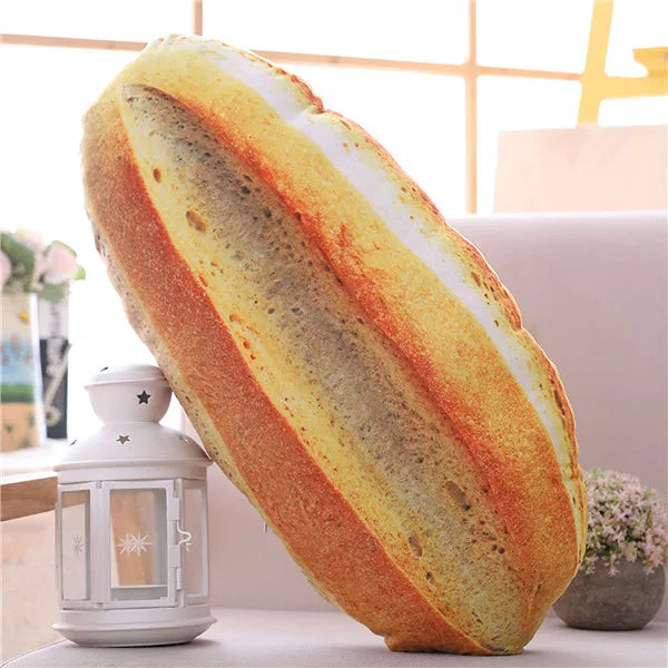 Glazed the Squishy Donut Cream Bread Plush Pillow