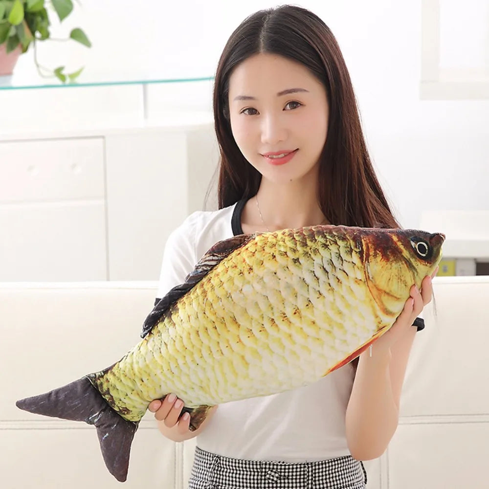 Finley the Giant 3D Simulation Carp Fish Plush