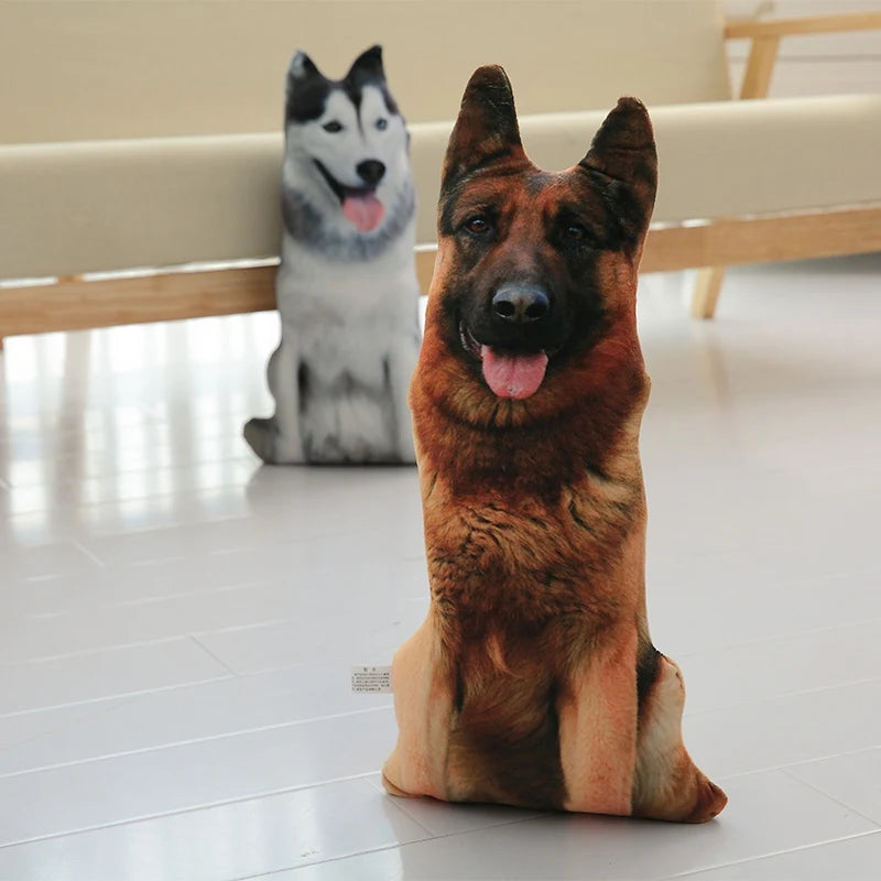 Samoyed the 3D Husky Dog Sofa Plush Pillow