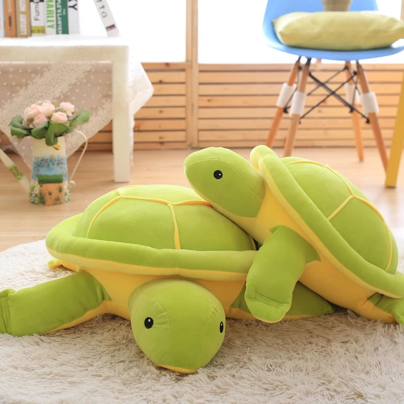 Shelly the Green Sea Turtle Soft Plush Pillow
