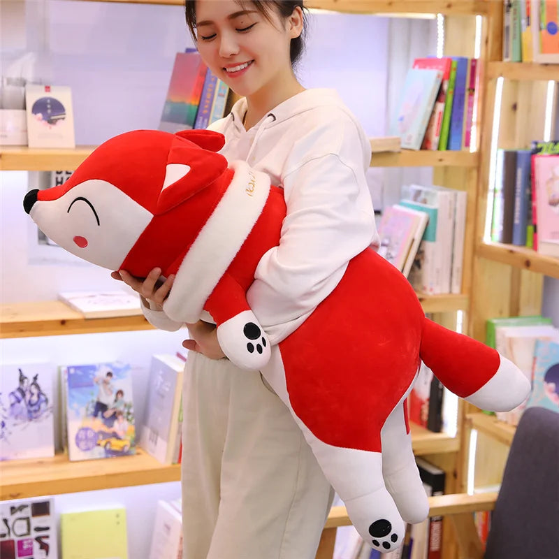 Rusty the Kawaii Stuffed Fox Plush Pillow