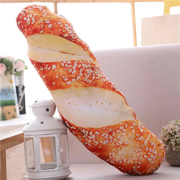 Glazed the Squishy Donut Cream Bread Plush Pillow