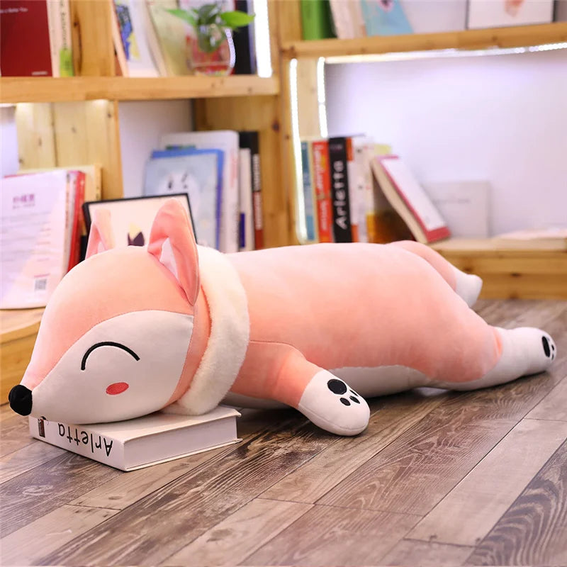Rusty the Kawaii Stuffed Fox Plush Pillow