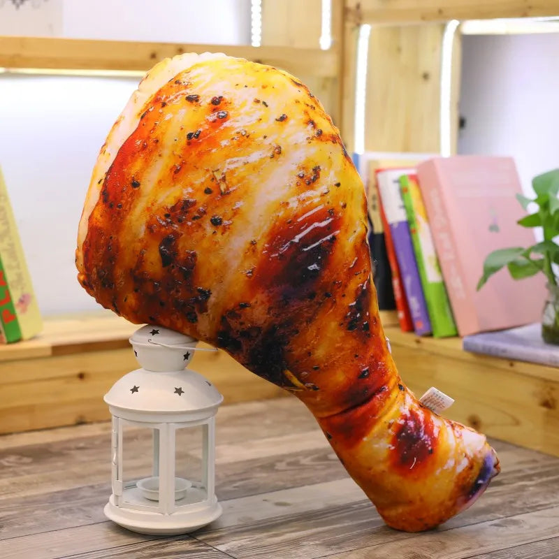 Squishy Kawaii Chicken Drumstick Funny Food Plushie