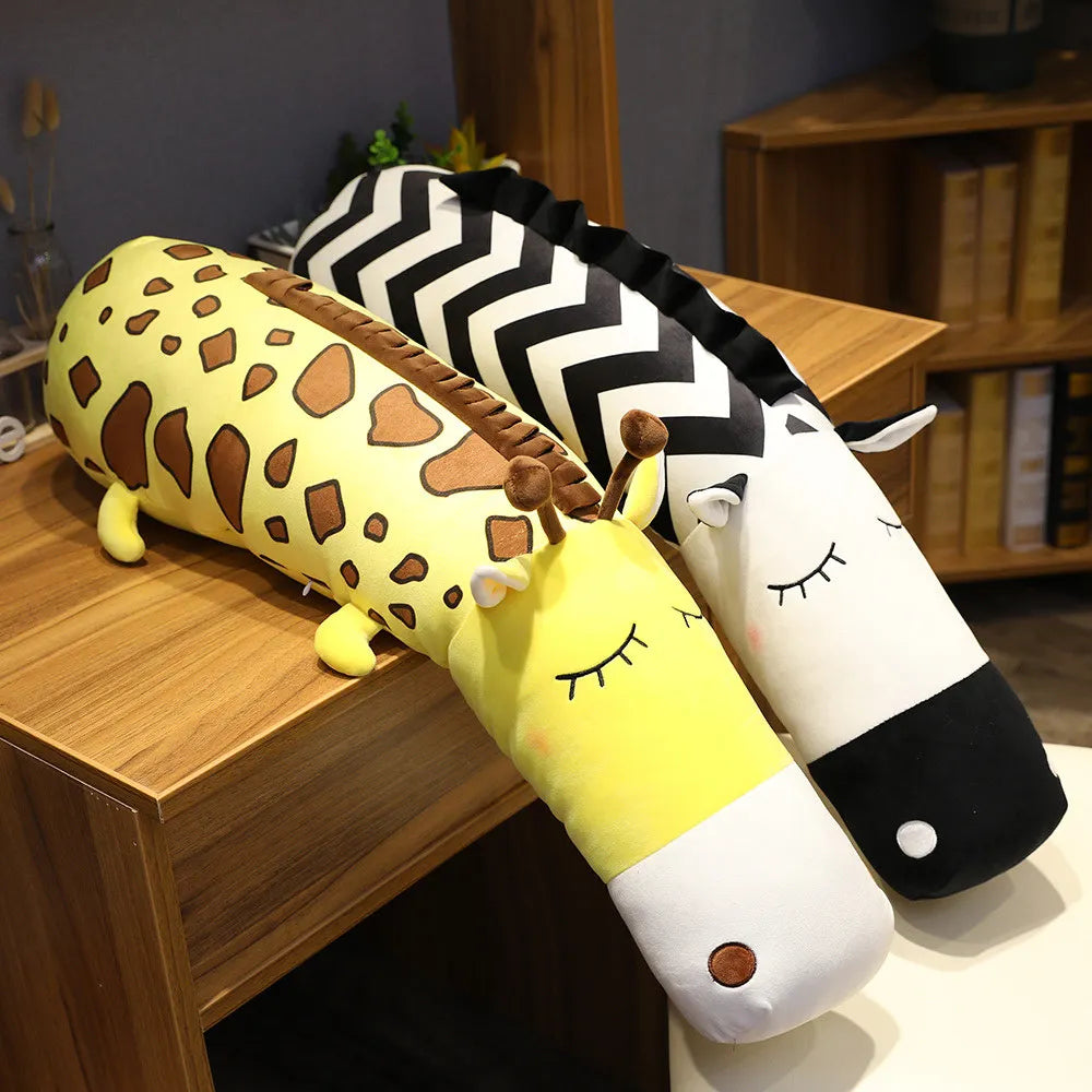 Noodle the Kawaii Long Dog Giraffe Lion Plush Pillow