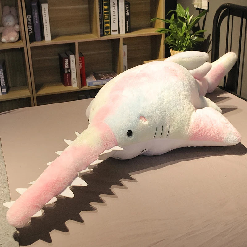 Chompy the Giant Long-Mouth Kawaii Shark Snuggle Plushie