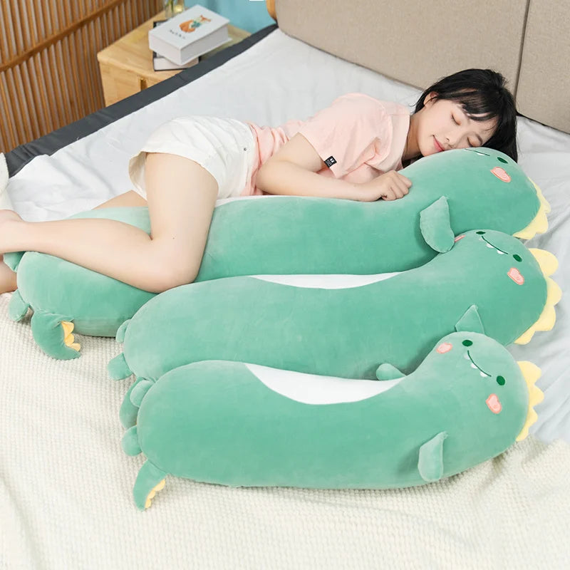 Noodle the Long Dino Penguin Husky Unicorn Sleeping Pillow