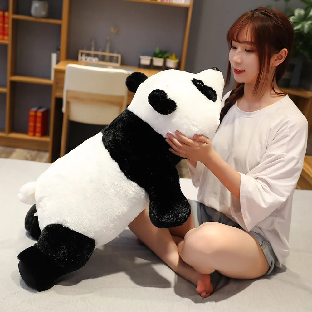 Bamboo the Oversized Sleeping Kawaii Panda Plush Pillow