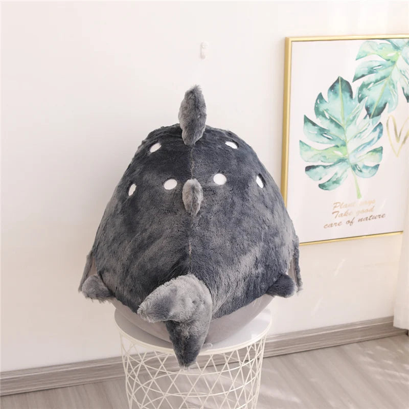 Finn the Fat Shark Whale Hug Fish Plush Pillow