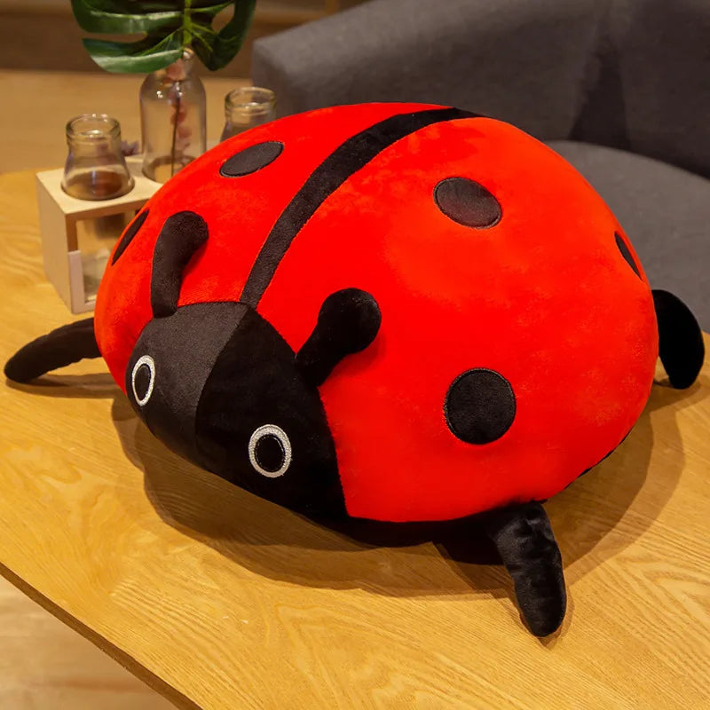 Dotty the Chonky Ladybug Plush Pillow