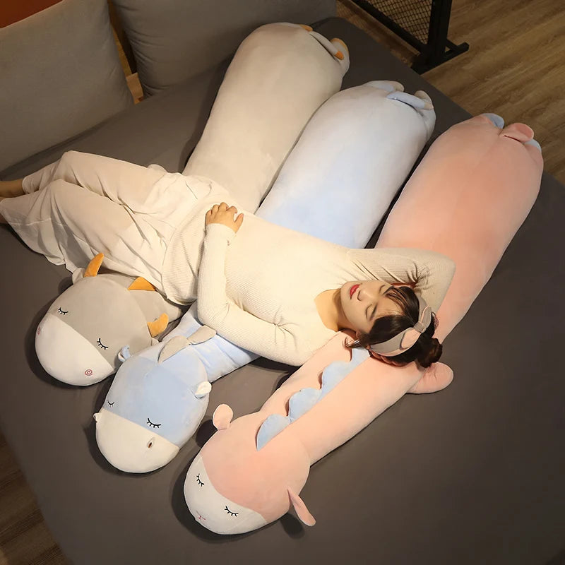 Long Snuggly Sleeping Lamb Plushie