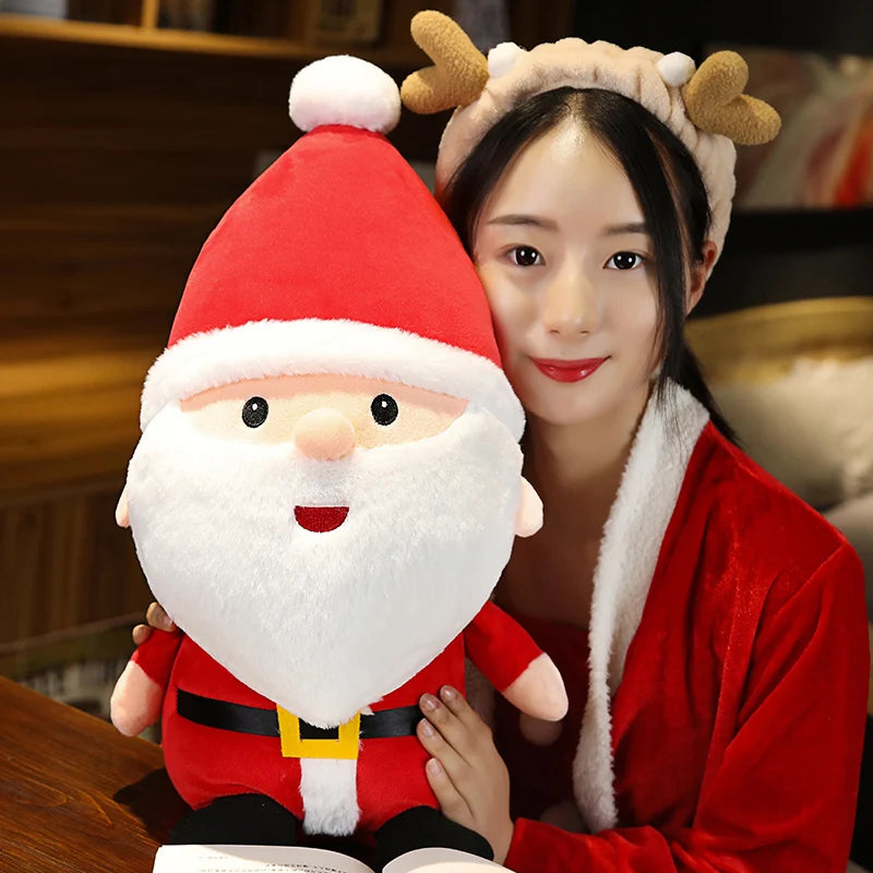 Jolly the Santa Claus Moose Snowman Christmas Plushie
