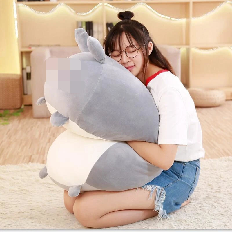 Squidgy Fat Frog Dog Penguin Plush Pillow