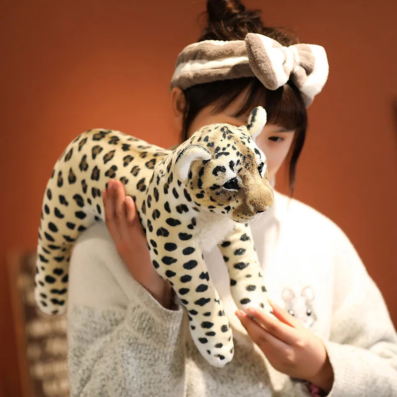 Lifelike Leopard Lion Tiger Wild Animal Plush Plushie