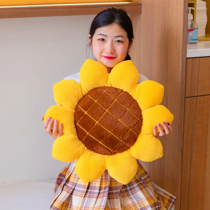 Sunny the Kawaii Stuffed Sunflower Seat Plush Cushion