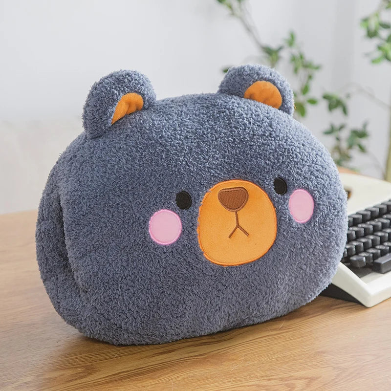 Chubby Raccoon Bear Sloth Koala Sofa Chair Plush Cushion