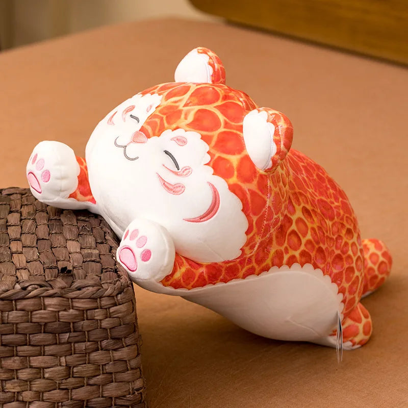 Pastel Chonky Tiger Kawaii Plushie