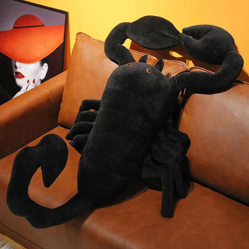 Scorpio the Lifelike Giant Black Scorpion Plush