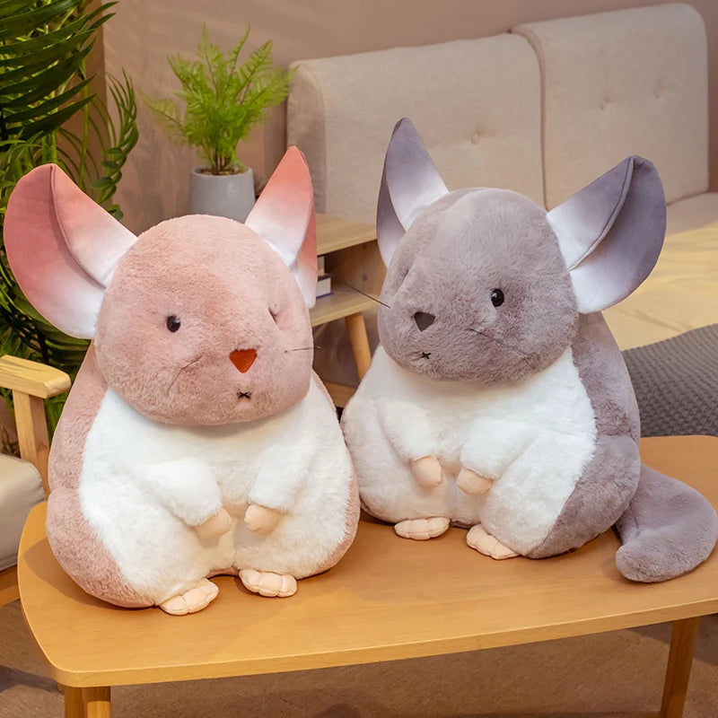 Cheeks the Squishy Chinchilla Plush Pillow