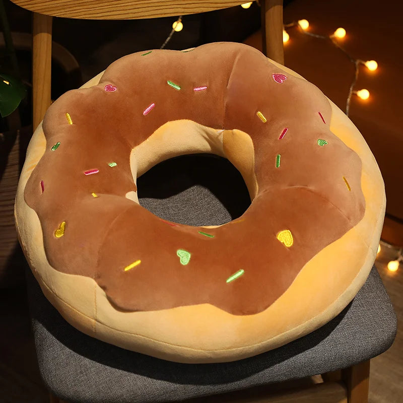 Cocoa the Squishy Chocolate Donut Cushion Plush