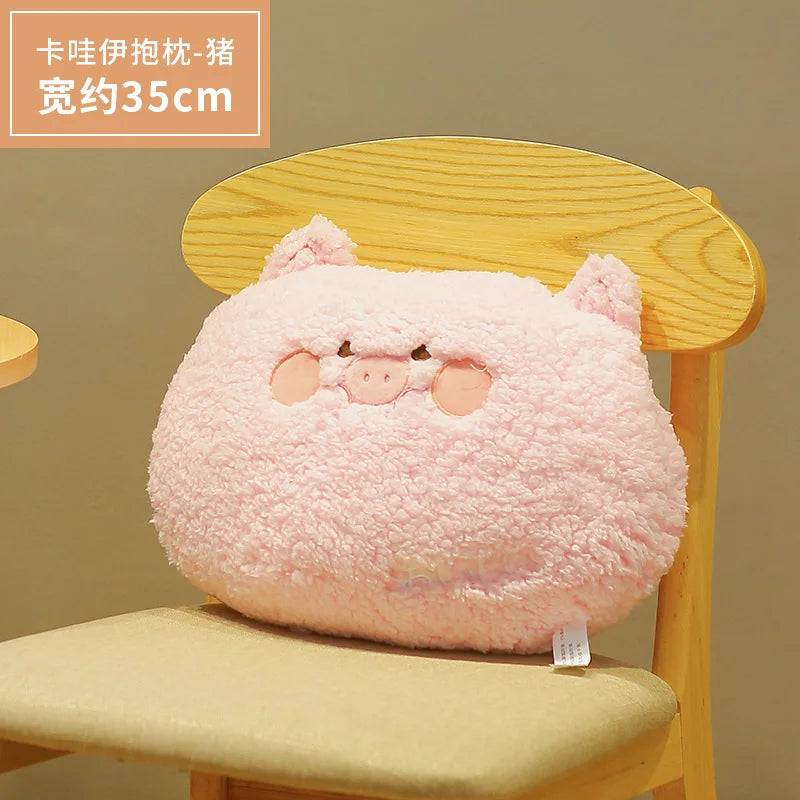 Cozy Kawaii Bear Rabbit Frog Pig Sofa Cushion Plush