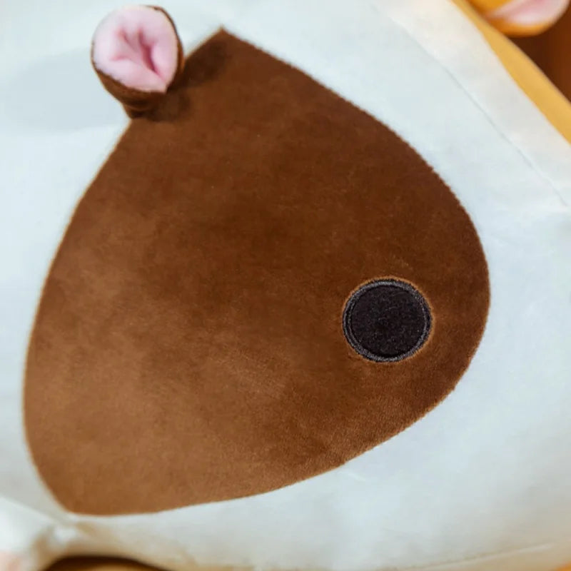 Hammy the Soft Lying Hamster Seal Plush Cushion