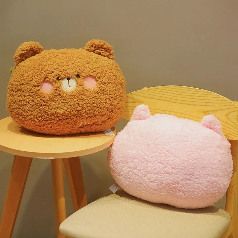 Cozy Kawaii Bear Rabbit Frog Pig Sofa Cushion Plush