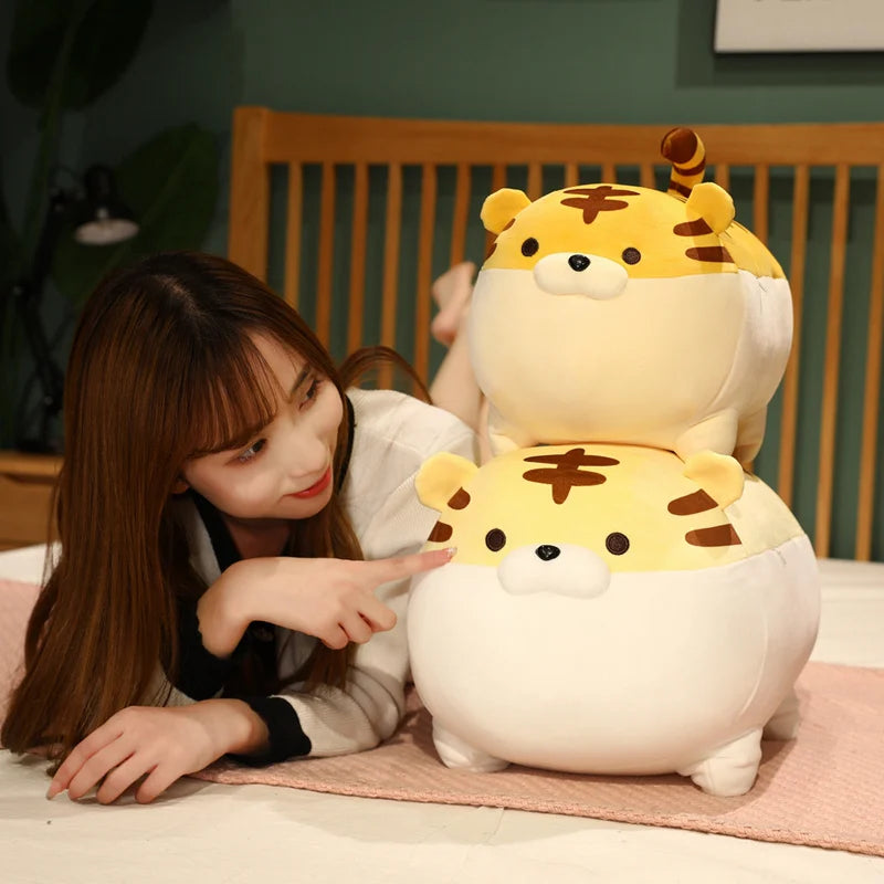 Pudgy Fat Tiger Down Cotton Plush