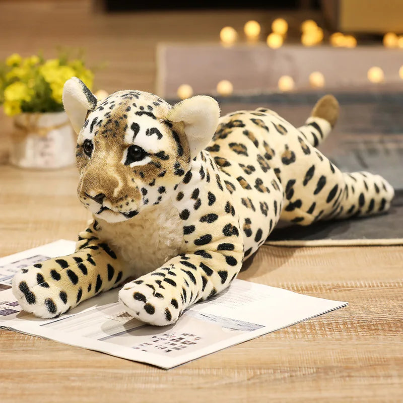 Lifelike Leopard Lion Tiger Wild Animal Plush Plushie