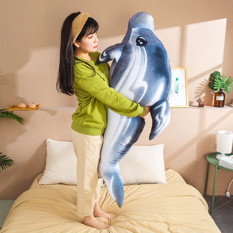 Dolphy the Kawaii Colorful Rainbow Dolphin Plushie