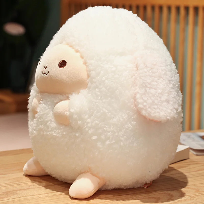 Woolly the Kawaii Round Ball Sheep Plush Pillow