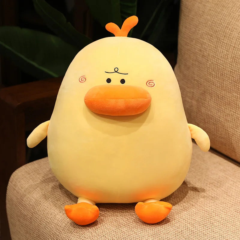 Ducky the Chubby Lips Duck Plush Pillow
