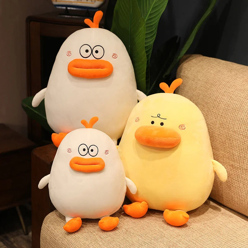 Ducky the Chubby Lips Duck Plush Pillow