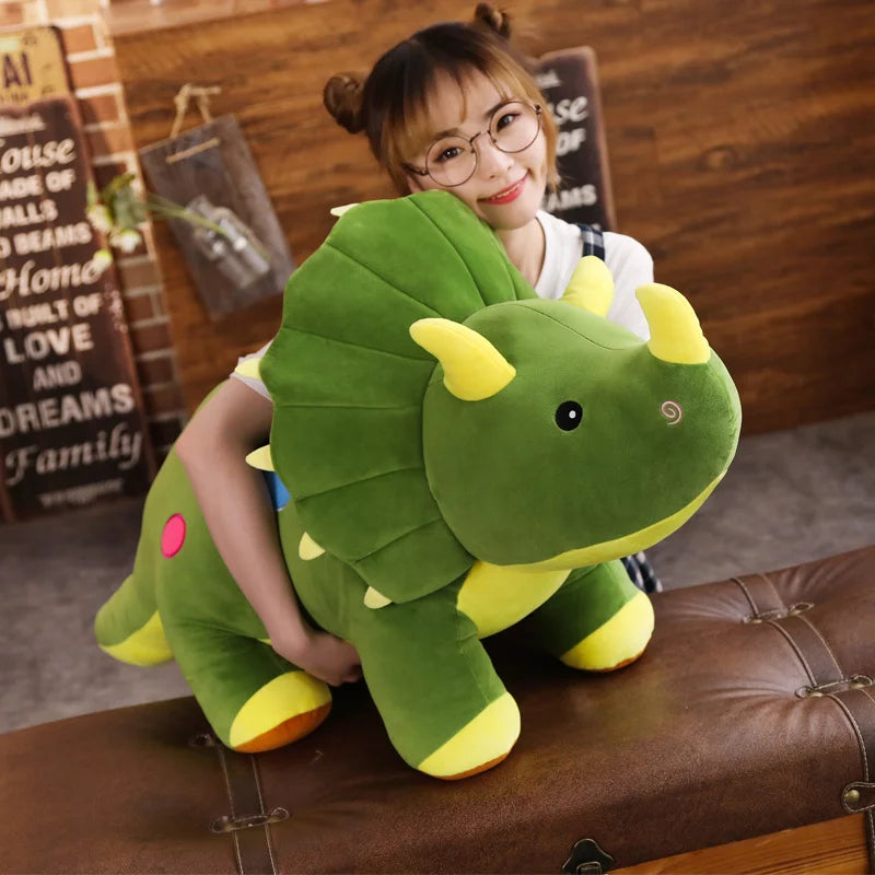 Trike the Giant Triceratops Stegosaurus Dino Plushie