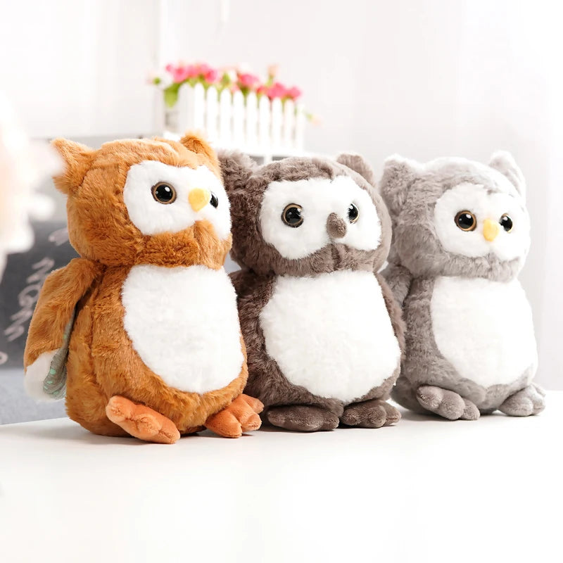 Hootie the Soft Cartoon Owl Stuffed Plush Plushie