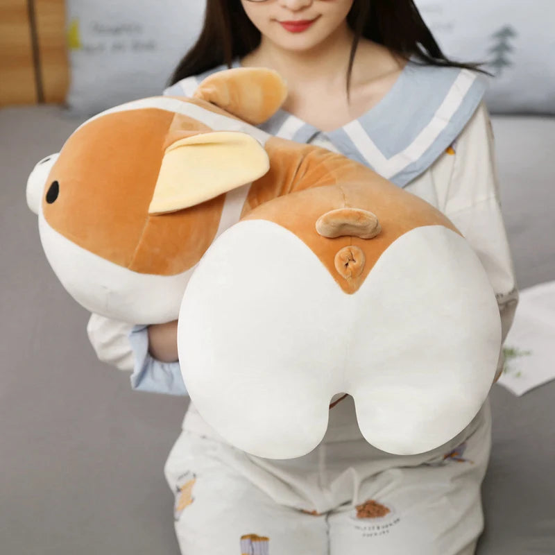 Shiba the Chonky Giant Kawaii Dog Snuggle Pillow