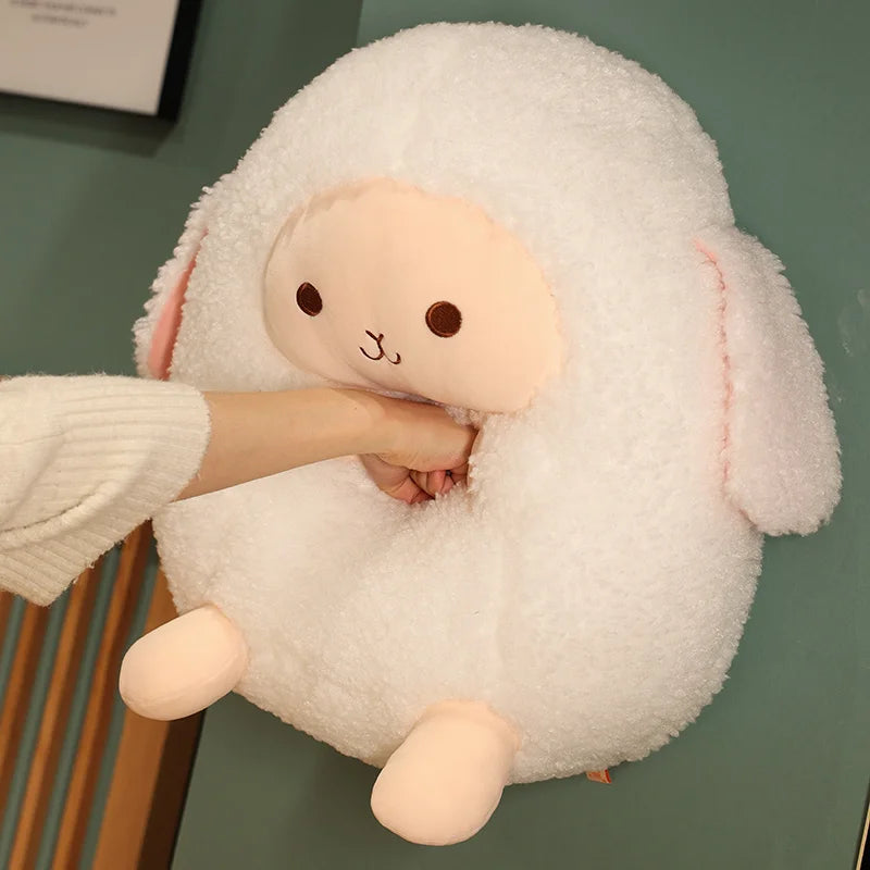 Woolly the Kawaii Round Ball Sheep Plush Pillow