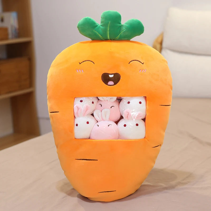 Kawaii Fruity Snack Snuggle Plushie Pillow Collection