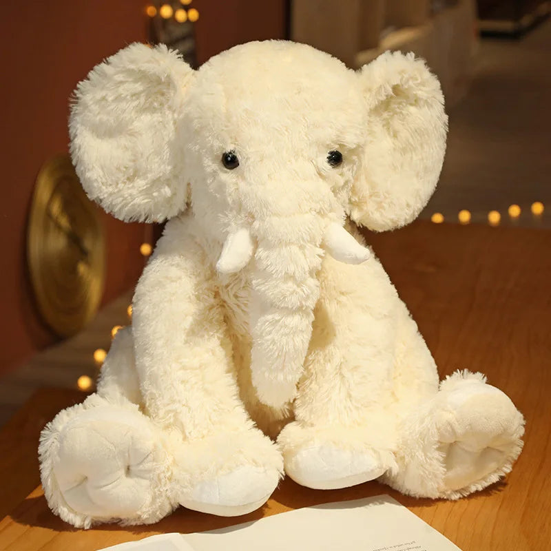 Ellie the Kawaii Cartoon Elephant Snuggle Plush Pillow
