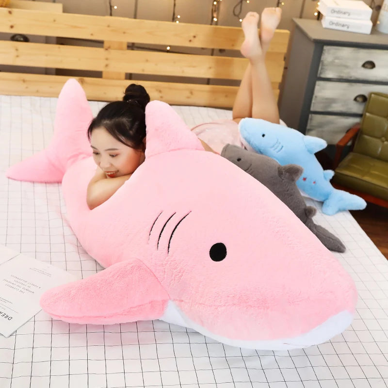 Starry the Giant Fuzzy Shark Snuggle Plush