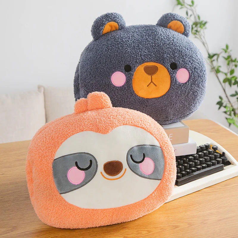 Chubby Raccoon Bear Sloth Koala Sofa Chair Plush Cushion