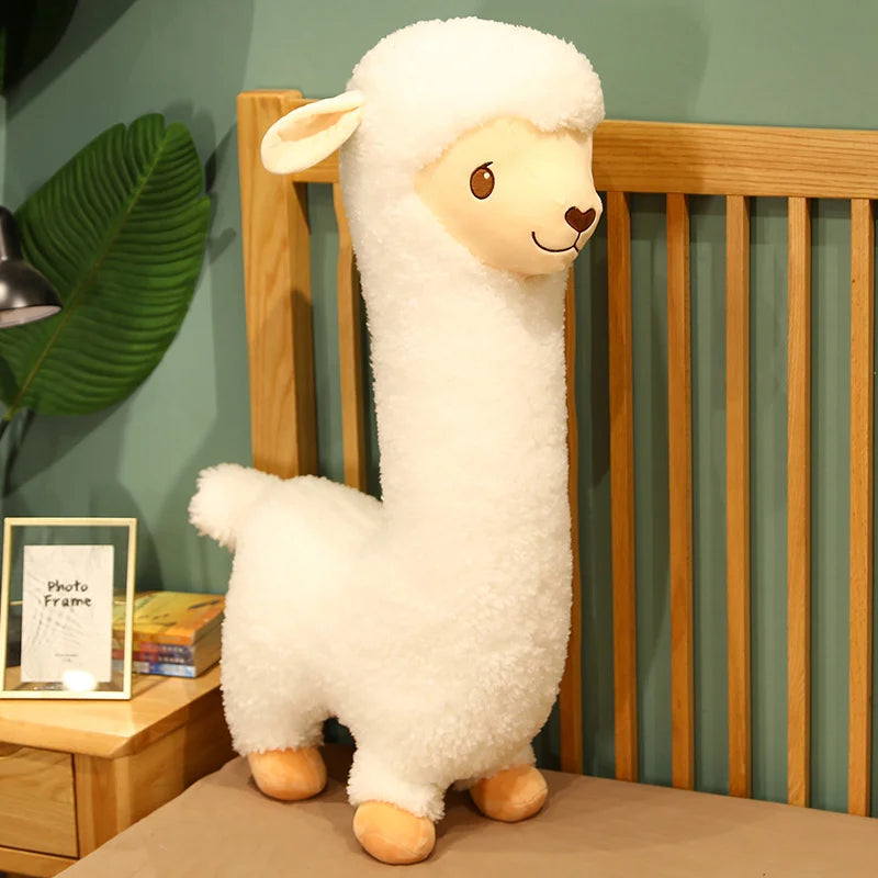Fluffy the Dreamy Japanese Alpaca Snuggle Pillow