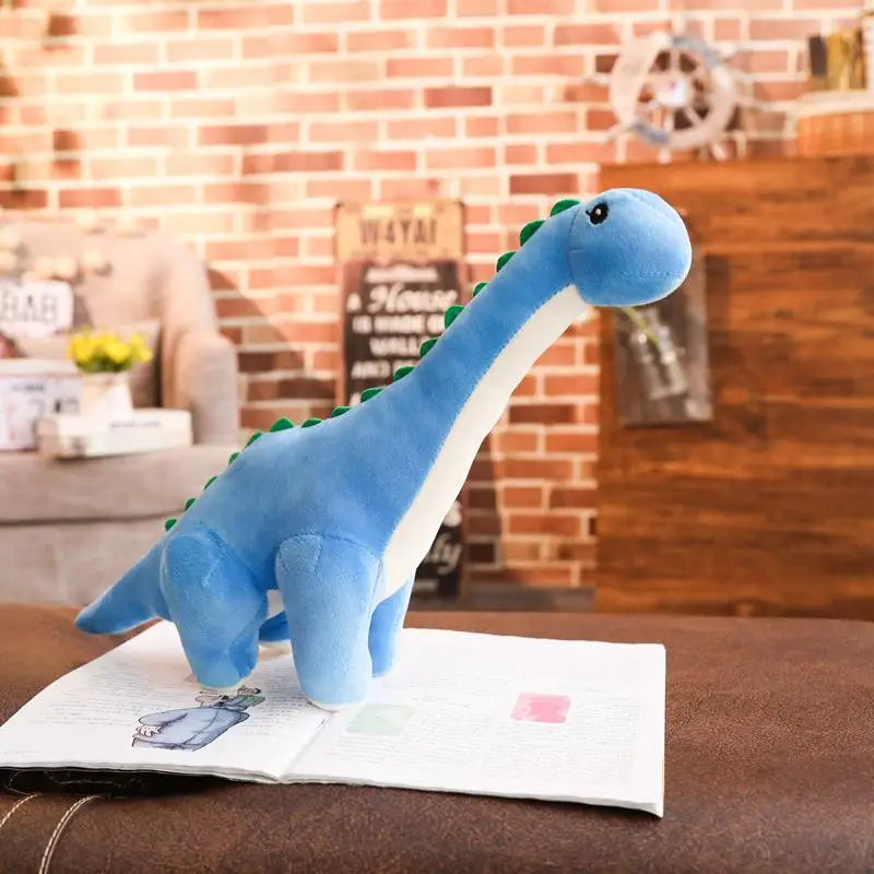 Stretchy the Kawaii Colorful Tanystropheus Dino Snuggle Plushie
