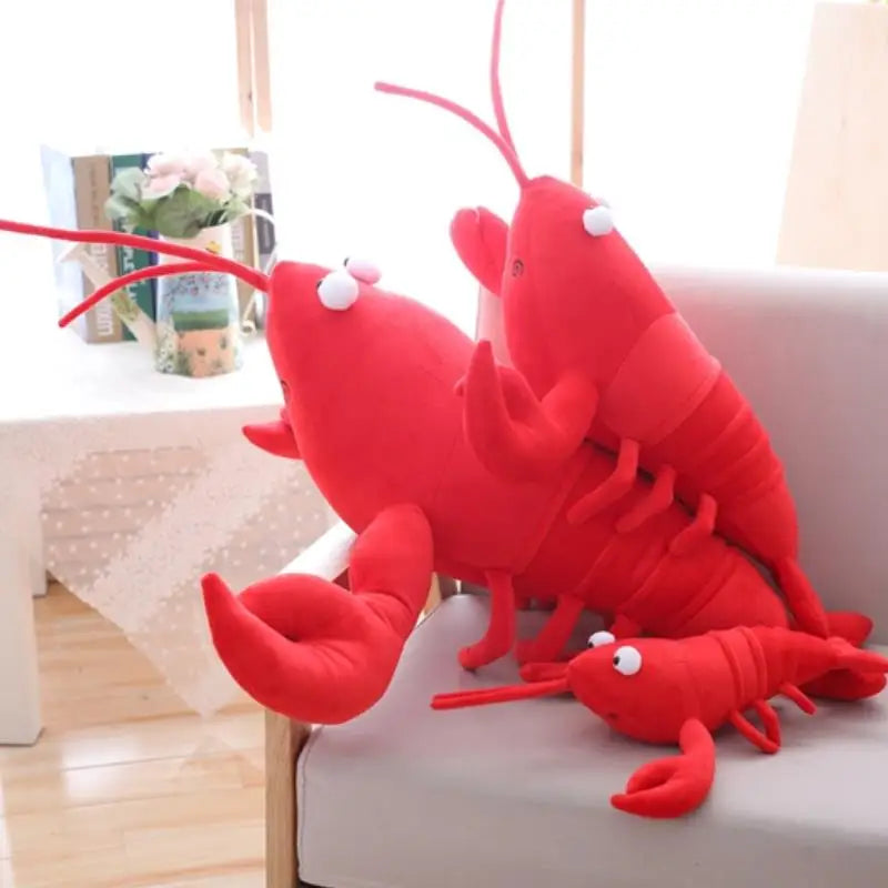 Clawdia the Simulation Lobster Sea Animal Plush Pillow
